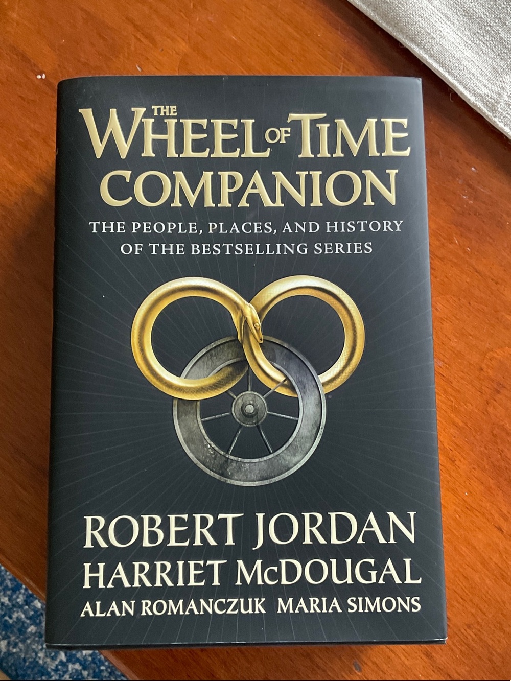 The Wheel of Time Companion by Robert Jordan - Black & Gold Hardcover